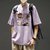 No.1 人気商品 プリント 半袖 カジュアル Tシャツ F-50059
