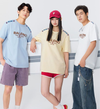 コーデの主役に！男女兼用 プリント 半袖 カジュアル Tシャツ F-50061