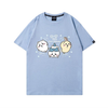男女兼用 プリント 半袖 カジュアル Tシャツ F-13480
