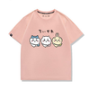 男女兼用 かわいい プリント 半袖 カジュアル Tシャツ F-13482