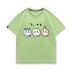 男女兼用 かわいい プリント 半袖 カジュアル Tシャツ F-13482