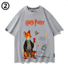 人気高い 男女兼用 カップル プリント 半袖 Tシャツ F-13519