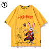 人気高い 男女兼用 カップル プリント 半袖 Tシャツ F-13519