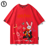 人気高い 男女兼用 カップル プリント 半袖 Tシャツ F-13519