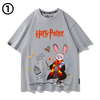 人気高い 男女兼用 カップル プリント 半袖 Tシャツ F-13519