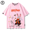 人気高い 男女兼用 カップル プリント 半袖 Tシャツ F-13519