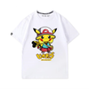 男女兼用 プリント シンプル カジュアル 半袖 Tシャツ F-13523