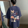 男女兼用 存在感抜群 カジュアル プリント 半袖 Tシャツ F-13528
