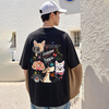 男女兼用 存在感抜群 カジュアル プリント 半袖 Tシャツ F-13528