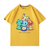 男女兼用 合わせやすい プリント 半袖 Tシャツ F-13589