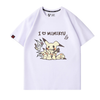 男女兼用 プリント カジュアル 半袖 Tシャツ F-13590