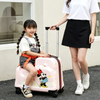 キッズ用 乗れる 安全ベルト 360°回転キャスター キャリーケース C-30021