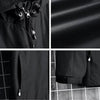男女兼用 フード付き 防風 プリント マウンテンパーカー U-13553