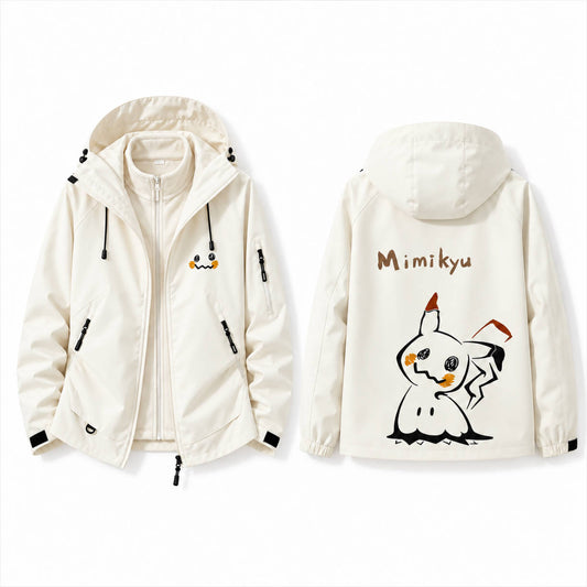 【3way】 脱着可能ボアライナー付き 秋冬服 防寒  撥水加工 男女兼用 マウンテンジャケット U-13683