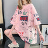 スタイリッシュ 切り替え 一目惚れ プリント Tシャツ カットソー＜U-3540＞