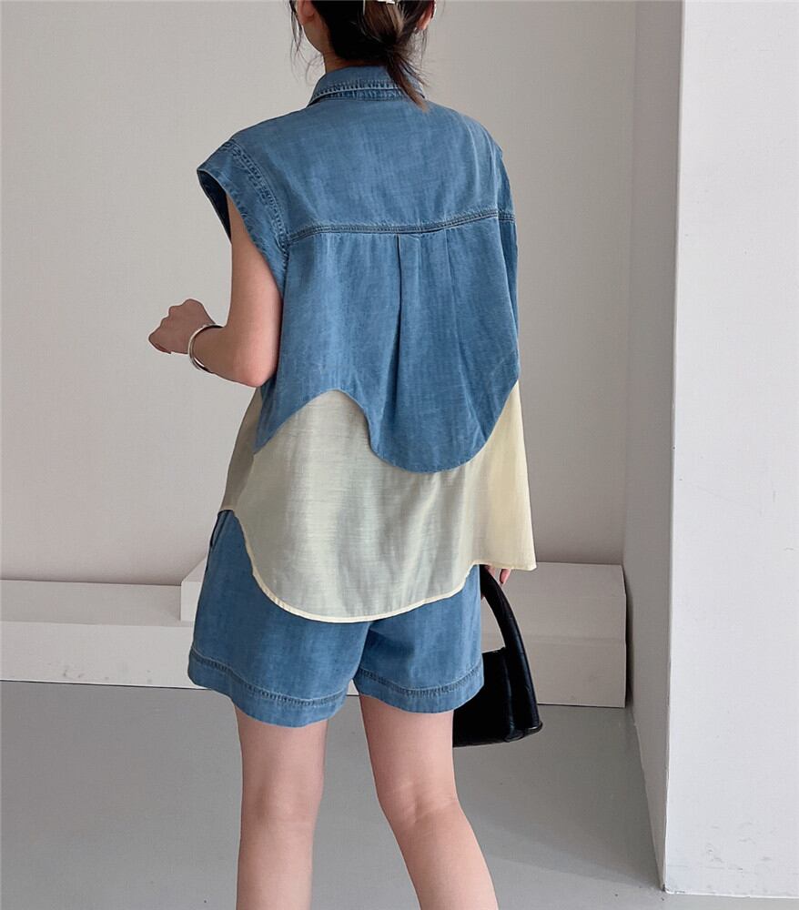 今季マストバイ 上品 ファッション 半袖Ｔシャツⅹパンツセット <U-6575>