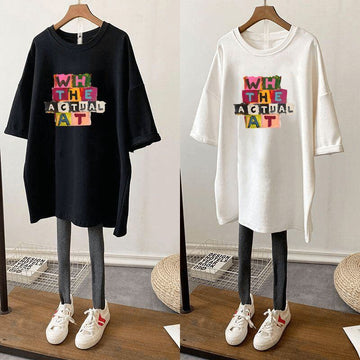 人気商品再入荷 アバンギャルド 上品 レース プリント全2色 半袖Tシャツ<U-9024>