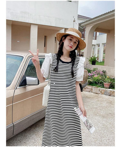 売り切れ必至 カジュアル ファッション エレガントワンピース<U-6662>