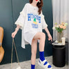 話題沸騰中 ビッグロゴ プリント ゆったり 半袖Tシャツ 全3色＜U-8252＞