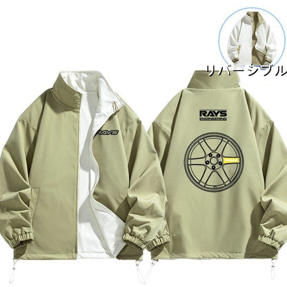 絶対欲しい  撥水加工 男女兼用  リバーシブル ライトジャケット  U-13098