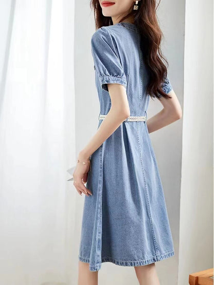 美人度アップ  ファッション 厚手全6色フード付きパーカ<U-4582> 上質 デニム ワンピース<U-8228>