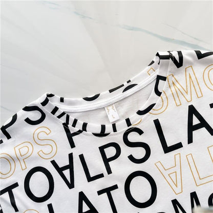 スタイリッシュ プリント 一目惚れ Tシャツ カットソー＜U-3307＞