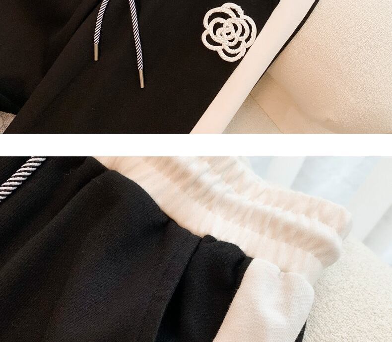 超人気 カジュアル 知的 シンプル Tシャツ＋パンツ ＜U-8460＞