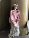 【半額！期間限定！！】超人気 オシャレ 都市ファッショ デザイン ファッション感満々 切り替え ワンピース<U-9700>