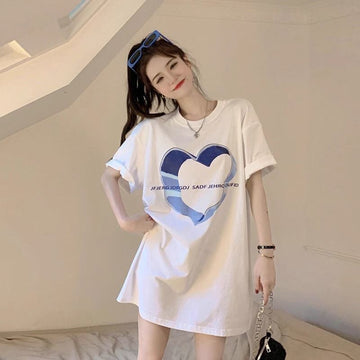 売り切れ必至 カジュアル 上質 ファッション プリント 半袖Tシャツ＜U-8586＞