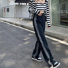 着痩せ ハイウエスト 美人度アップ ジッパー パンツ ボトムス＜U-3096＞