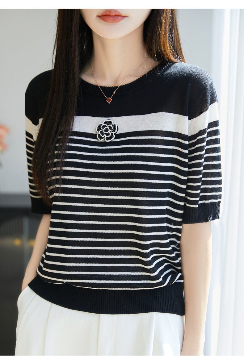 定番シンプル 売り切れ必至 着回し力抜群 全2色 Tシャツ <U-11938>
