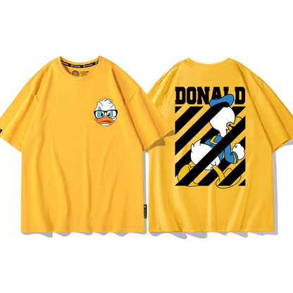 男女兼用 プリント 半袖 Tシャツ U-13187