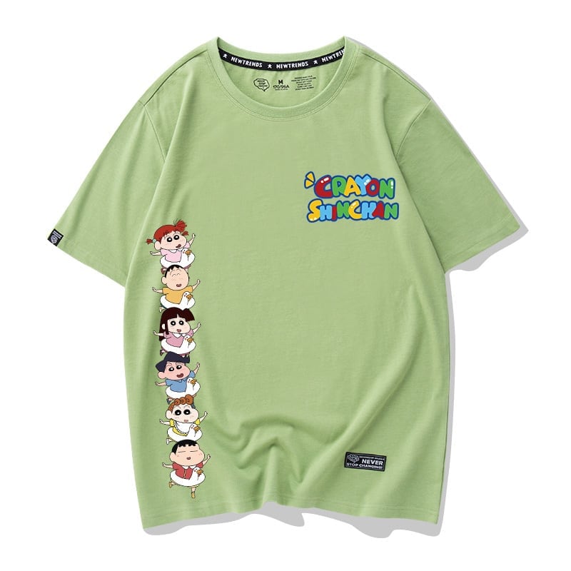 超人気商品 プリントロゴ ユニセックス ゆったり半袖 全6色Tシャツ<U-4897>