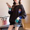 美人度アップ 切り替え ファッション プリント Tシャツ カットソー＜U-3668＞