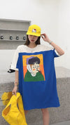 おすすめ 好感度UP 海外トレンド カジュアル 全3色 半袖 Tシャツ ワンピース ＜U-11556＞