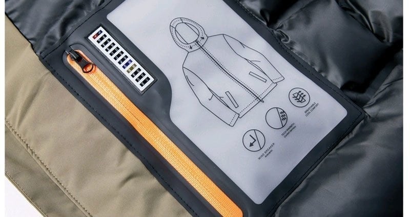 着回し力抜群 大人可愛い  撥水加工 バックビッグロゴ 男女兼用 3色展開 フード付き中綿ジャケット U-12924
