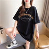 ゆったり感アップ 切り替え オシャレ度満点 プリント Tシャツ カットソー＜U-3478＞