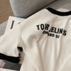 ゆったり感アップ アルファベット ファッション Tシャツ カットソー＜U-3077＞