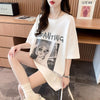 質感のいい 半袖 ラウンドネック Tシャツ ワンピース ＜U-8638＞