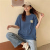 個性的なデザイン 3色選択可 バックで綺麗 Tシャツ カットソー＜U-3023＞