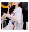 ストリートトレンド韓国風コットン半袖Tシャツ<U-2962>