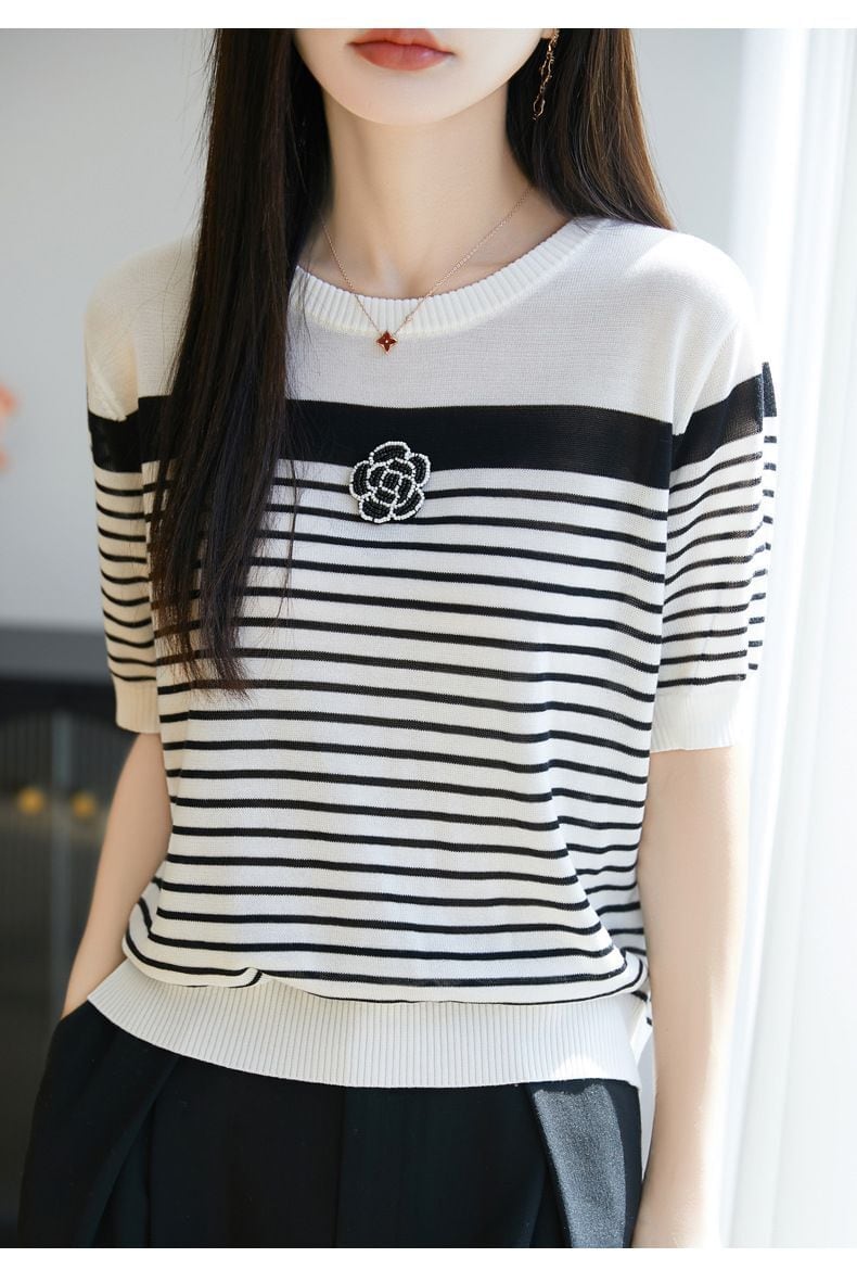 定番シンプル 売り切れ必至 着回し力抜群 全2色 Tシャツ <U-11938>