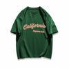 早い者勝ち カジュアル ファッション感満々 ダブルプリント 全5色 半袖Tシャツ<U-9271>