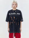 タイドブランド  アメリカンストリート レトロフレームプリントTシャツ<U-2905>