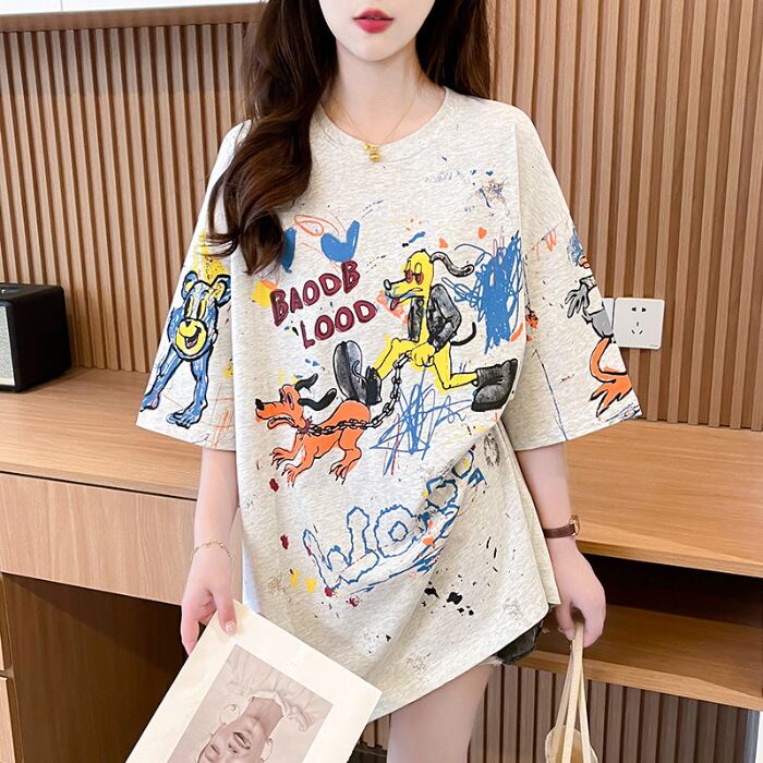 ファッション 好感度UP 海外トレンド カジュアル 全3色 半袖 Tシャツ ＜U-11230＞