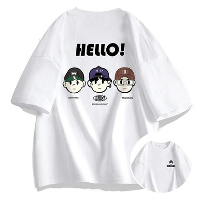 キュート 売り切れ必至 定番シンプル 着回し力抜群 全5色 半袖Tシャツ<U-11642>