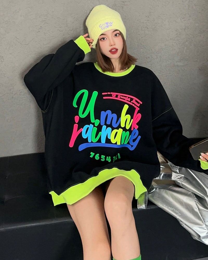 【裏起毛】見逃し厳禁 個性派 上質 ルーズスウェット<U-5748>