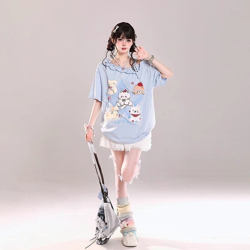 売れ筋 早い者勝ち 絶対流行 カジュアル 2色選択 Tシャツ<U-11461>