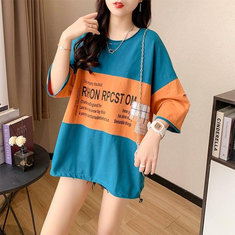 オシャレ度満点 3色選択可 美感いっぱい Tシャツ カットソー＜U-3042＞