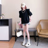 売り切れ必至 簡潔 個性派 ファッション 全3色 半袖Tシャツ<U-8514>